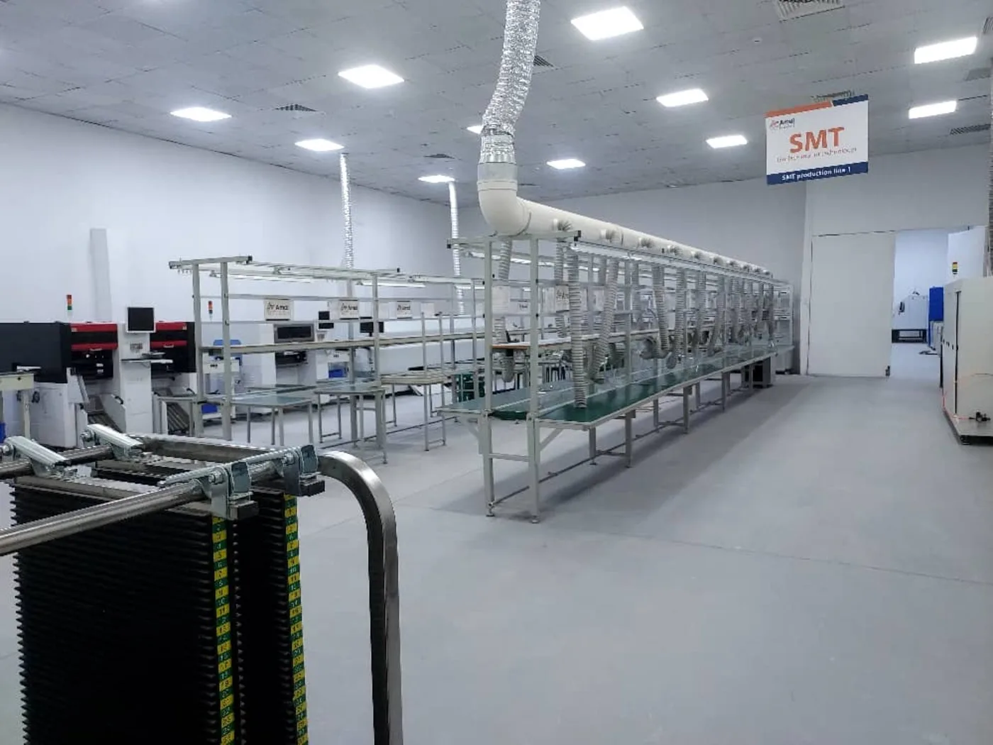 AmalTech's surface-mount technology (SMT) production line