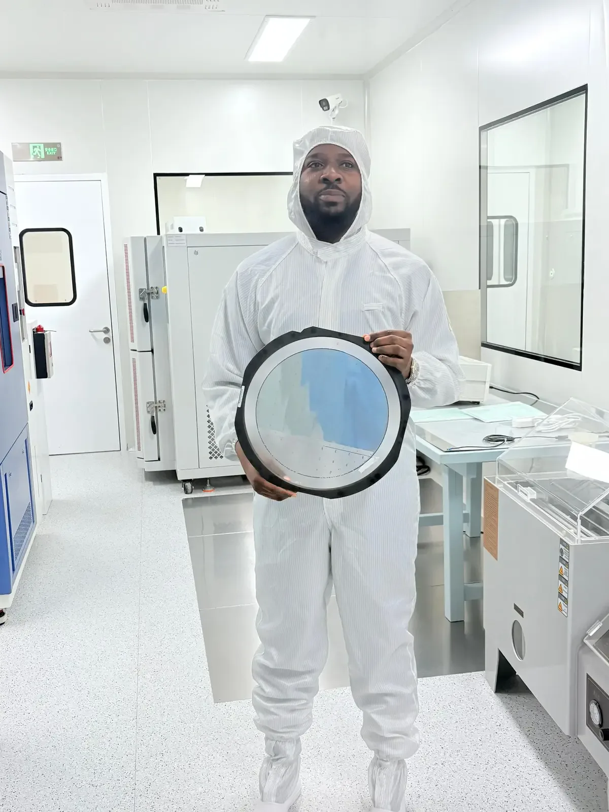 Wafer stage of Amal Group's manufacturing process